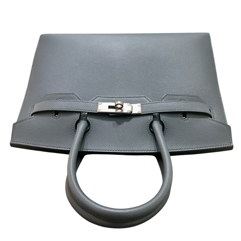 エルメス HERMES バーキン30 セリエ W刻印 グリミスティ・シルバー金具  エプソン レディース ハンドバッグ