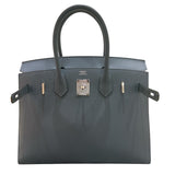 エルメス HERMES バーキン30 セリエ W刻印 グリミスティ・シルバー金具  エプソン レディース ハンドバッグ