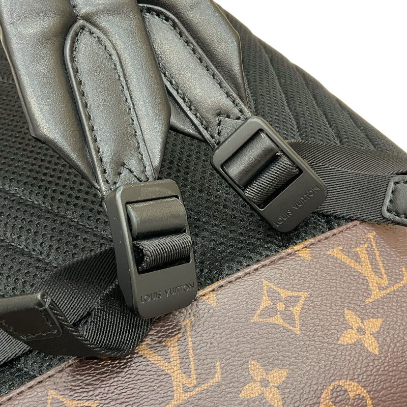ルイ・ヴィトン LOUIS VUITTON ディーンバックパック M45335 ブラウン モノグラム・マカサー キャンバス/レザー メンズ リュック・デイパック
