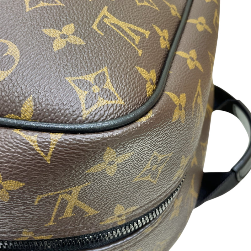 ルイ・ヴィトン LOUIS VUITTON ディーンバックパック M45335 ブラウン モノグラム・マカサー キャンバス/レザー メンズ リュック・デイパック