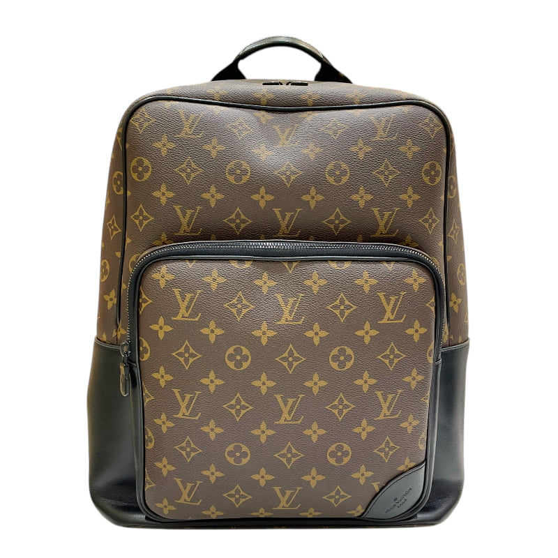 ルイ・ヴィトン LOUIS VUITTON ディーンバックパック M45335 ブラウン モノグラム・マカサー キャンバス/レザー メンズ リュック・デイパック