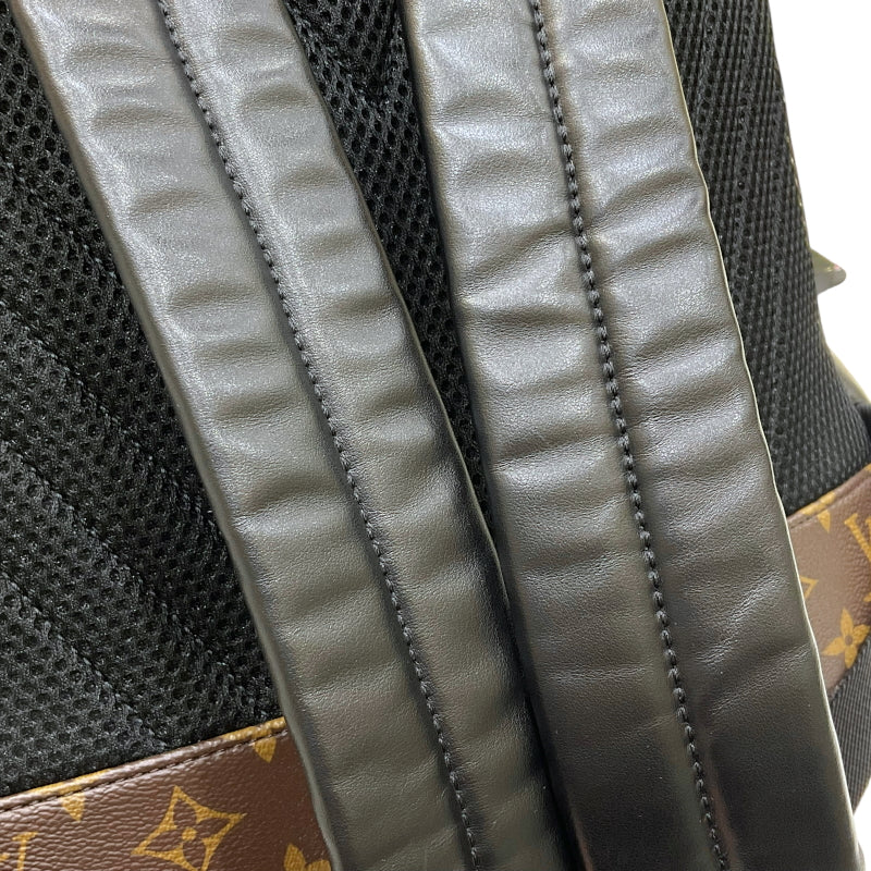 ルイ・ヴィトン LOUIS VUITTON ディーンバックパック M45335 ブラウン モノグラム・マカサー キャンバス/レザー メンズ リュック・デイパック