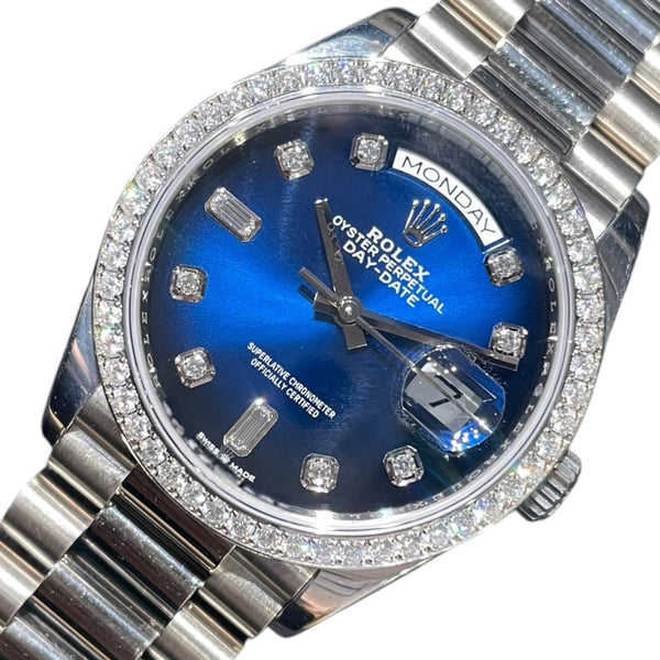 ロレックス ROLEX デイデイト36 126349RBR K18ホワイトゴールド メンズ 腕時計