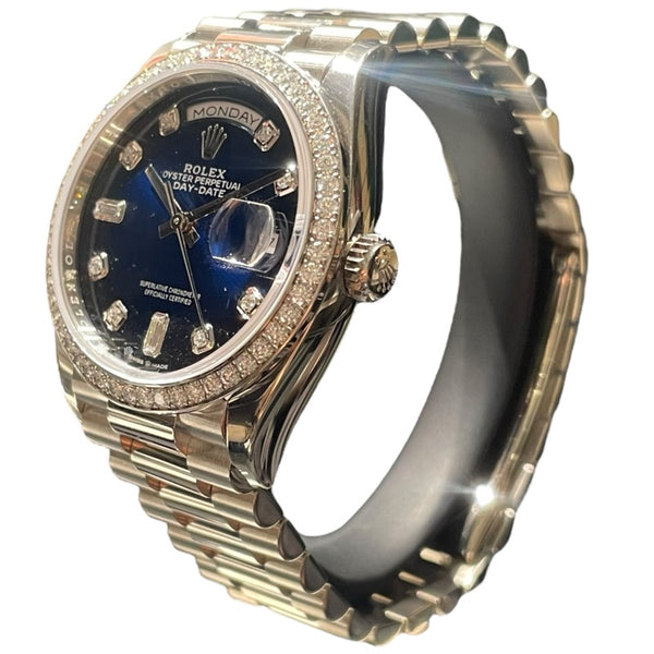 ロレックス ROLEX デイデイト36 126349RBR K18ホワイトゴールド メンズ 腕時計