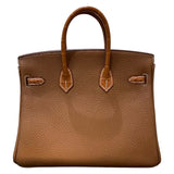 エルメス HERMES バーキン25タッチ W刻 ゴールド/シルバー金具 トゴ/アリゲーターマット レディース ハンドバッグ