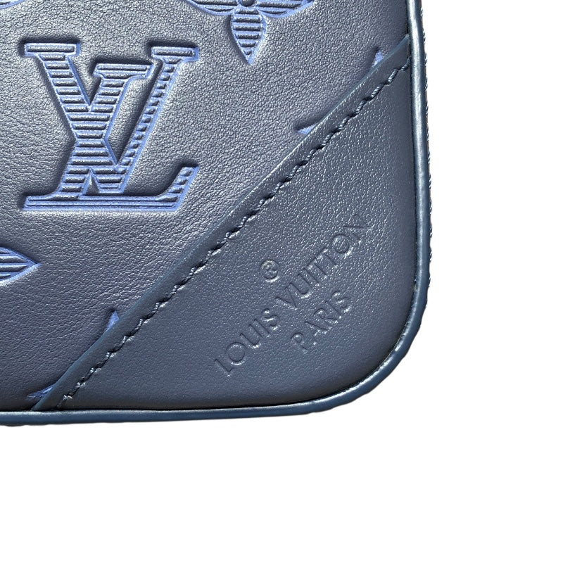 ルイ・ヴィトン LOUIS VUITTON デュオメッセンジャー M45730 モノグラムシャドウ モノグラムシャドウ メンズ ショルダーバッグ