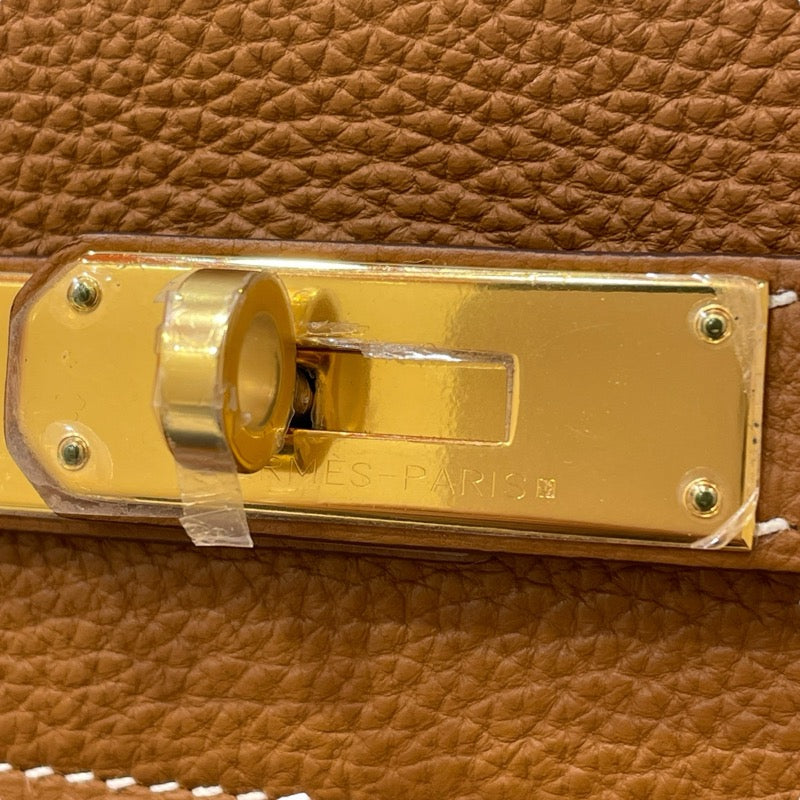 エルメス HERMES ケリー28 外縫い A刻印 ゴールド×ゴールド金具 トゴ レディース ショルダーバッグ