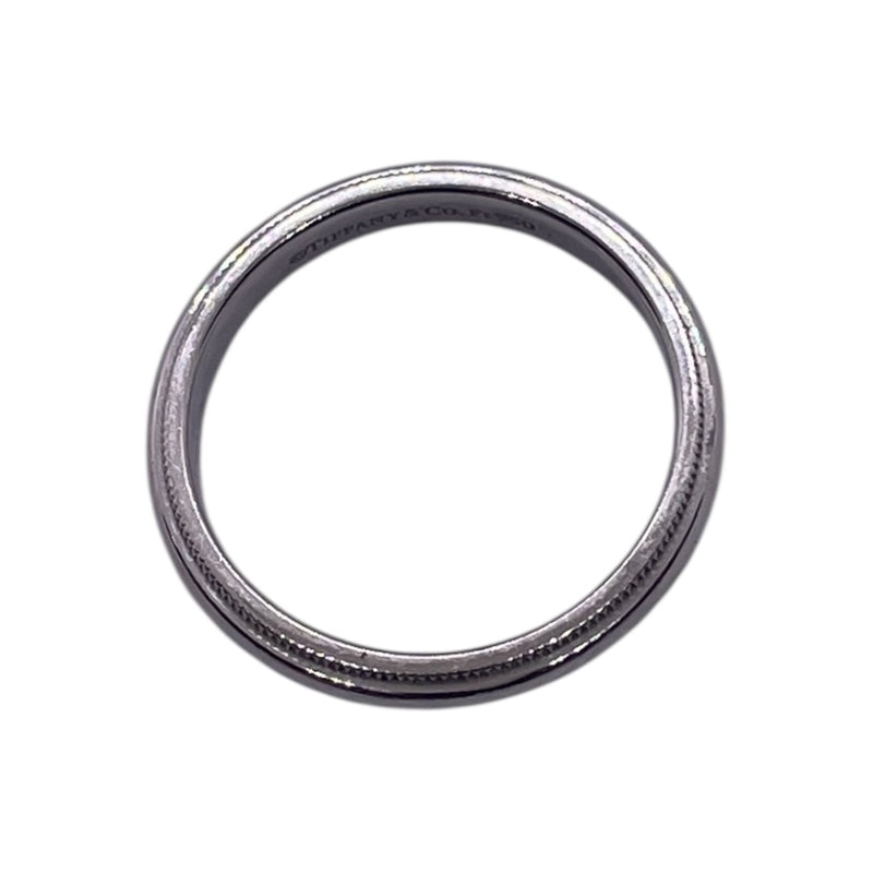 ティファニー TIFFANY＆CO ミルグレインリング　＃16 Pt950  ジュエリー