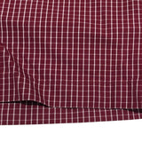 エルメス HERMES レザー切替チェックショートパンツ 4E0433DW ボルドー赤ワイン コットン レディース ショートパンツ