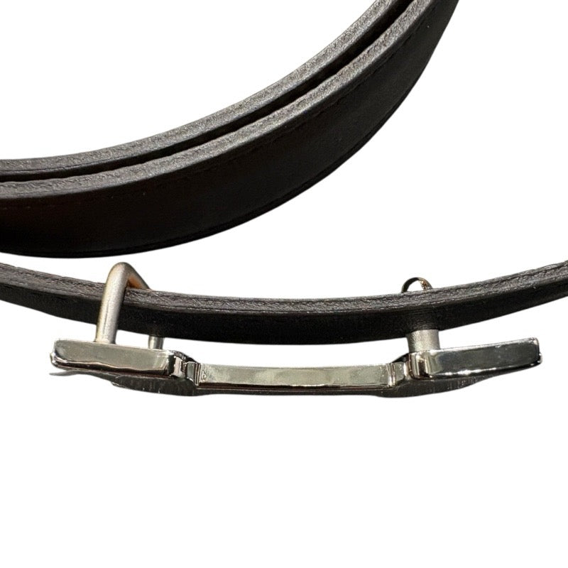 エルメス HERMES ミニコンスタンスHベルト 80 B刻 ブラック