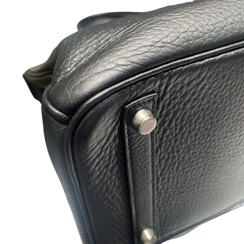 エルメス HERMES バーキン30 □H刻 ブラック　SV金具 トリヨン レディース ハンドバッグ