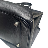 エルメス HERMES バーキン30 □H刻 ブラック　SV金具 トリヨン レディース ハンドバッグ