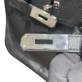 エルメス HERMES バーキン30 □H刻 ブラック　SV金具 トリヨン レディース ハンドバッグ