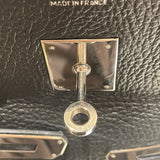 エルメス HERMES バーキン30 □H刻 ブラック　SV金具 トリヨン レディース ハンドバッグ