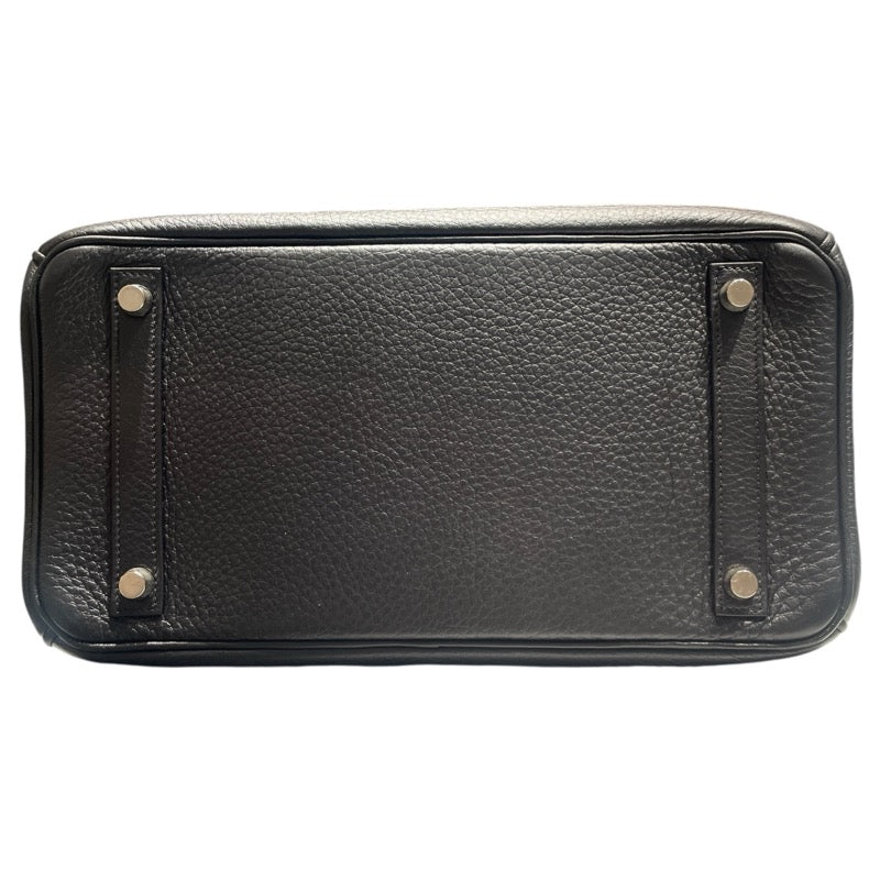 エルメス HERMES バーキン30 □H刻 ブラック　SV金具 トリヨン レディース ハンドバッグ