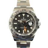 ロレックス ROLEX エクスプローラー2 216570 ブラック ステンレススティール 自動巻き メンズ 腕時計