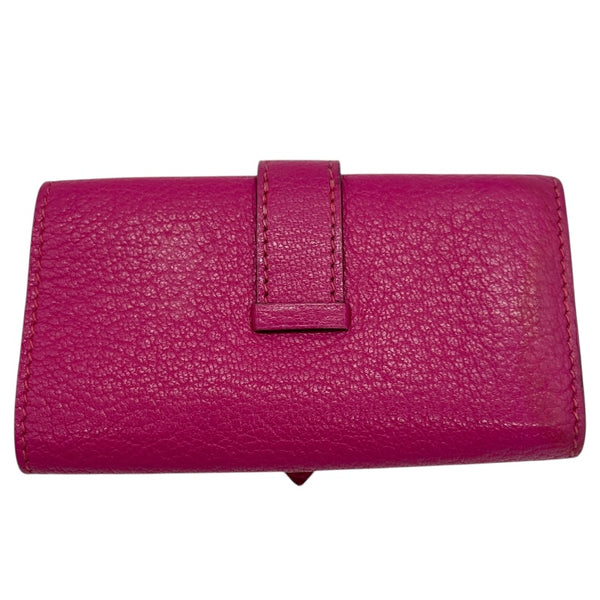 エルメス HERMES ベアンキーケース □L刻 フューシャピンク/SV金具 シェーブル レディース キーケース