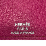 エルメス HERMES ベアンキーケース □L刻 フューシャピンク/SV金具 シェーブル レディース キーケース