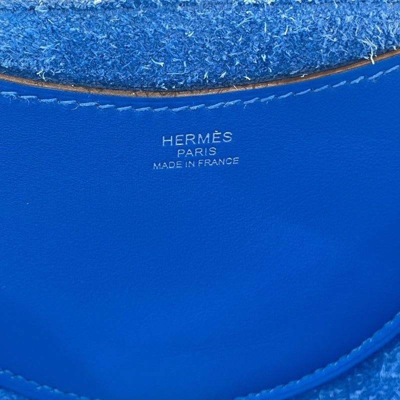 エルメス HERMES インザループ18 モノクローム K刻 ブルーイドラ