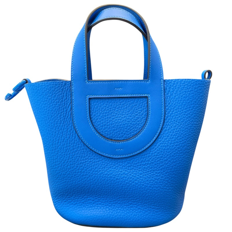 エルメス HERMES インザループ18 モノクローム K刻 ブルーイドラ