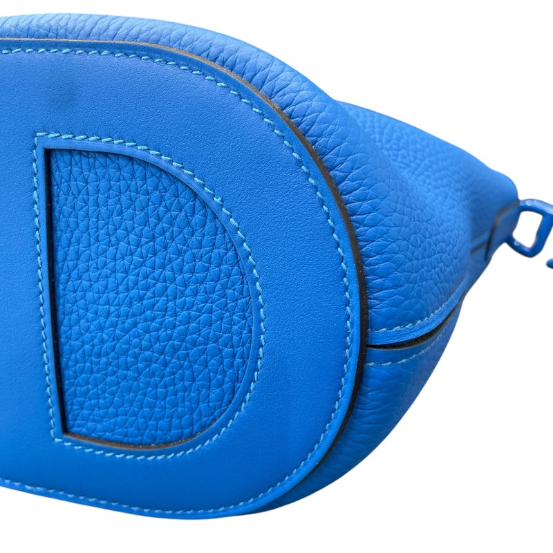 エルメス HERMES インザループ18 モノクローム K刻 ブルーイドラ