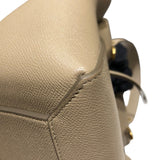 セリーヌ CELINE ベルトバックマイクロ 189153 ベージュ・ゴールド金具 グレインカーフレザー グレインカーフ レディース トートバッグ
