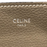 セリーヌ CELINE ラゲージ　マイクロショッパー 189793 グレー・シルバー金具 カーフ カーフ レディース ハンドバッグ