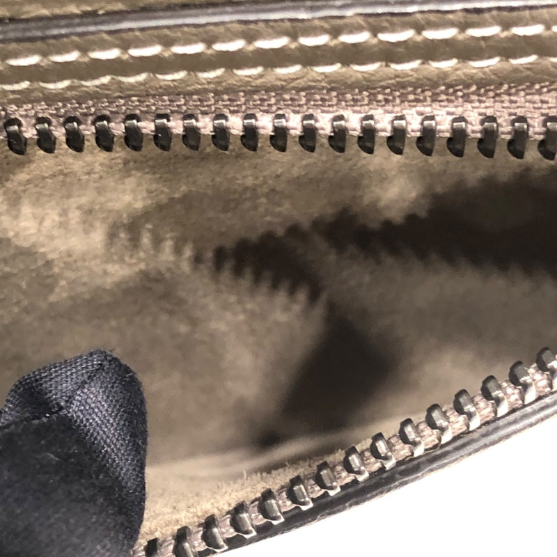 セリーヌ CELINE ラゲージ　マイクロショッパー 189793 グレー・シルバー金具 カーフ カーフ レディース ハンドバッグ