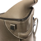 セリーヌ CELINE ラゲージ　マイクロショッパー 189793 グレー・シルバー金具 カーフ カーフ レディース ハンドバッグ