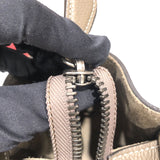 セリーヌ CELINE ラゲージ　マイクロショッパー 189793 グレー・シルバー金具 カーフ カーフ レディース ハンドバッグ