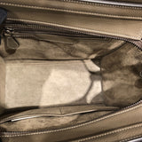 セリーヌ CELINE ラゲージ　マイクロショッパー 189793 グレー・シルバー金具 カーフ カーフ レディース ハンドバッグ