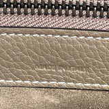 セリーヌ CELINE ラゲージ　マイクロショッパー 189793 グレー・シルバー金具 カーフ カーフ レディース ハンドバッグ