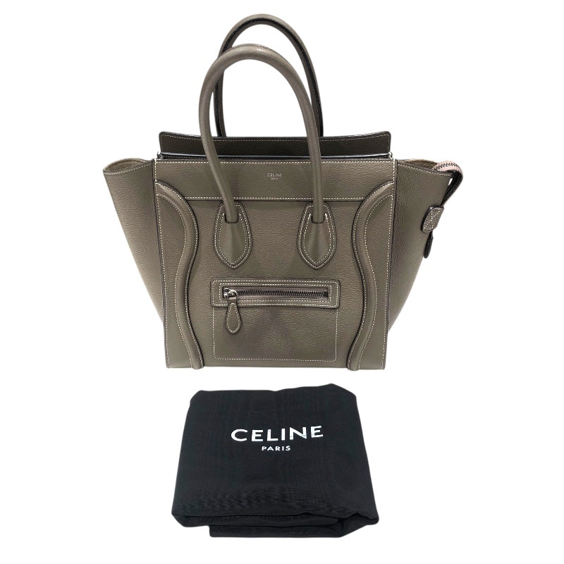 セリーヌ CELINE ラゲージ マイクロショッパー 189793 グレー
