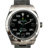 ロレックス ROLEX エアキング 116900 ブラック SS 自動巻き メンズ 腕時計