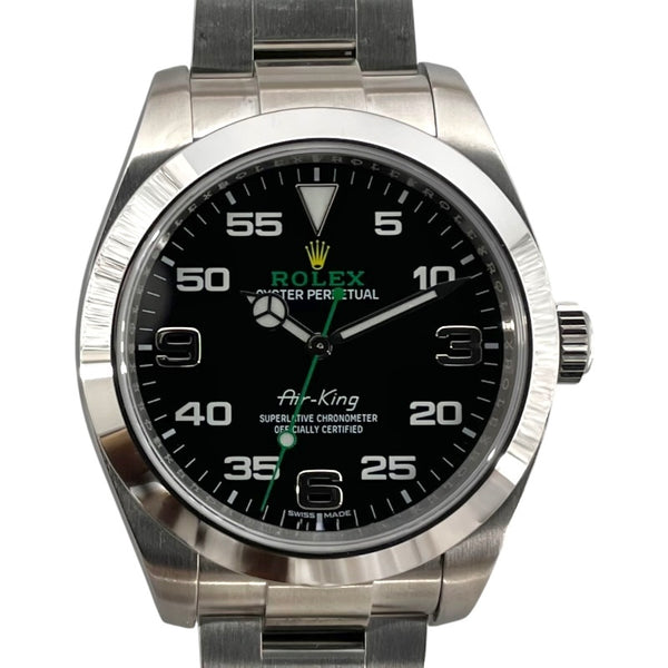 ロレックス ROLEX エアキング 116900 ブラック SS 自動巻き メンズ 腕時計