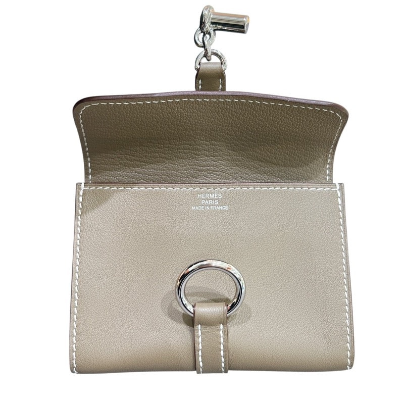 エルメス　コインケース　ETOUPE（エトゥープ）新品 HERMES エルメス コインケース バスティア エトープ (エトゥープ