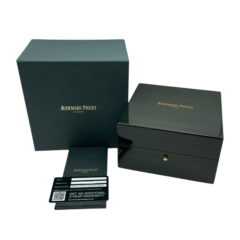 オーデマ・ピゲ AUDEMARS PIGUET CODE 11.59 ブティック限定 152100R.OO.A002CR.01 ブラック K18PG 自動巻き メンズ 腕時計