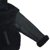 クリスチャン・ディオール Christian Dior ラムスキンシアリングムートンコート 448C12AL818 ブラック レザー レディース その他アウター