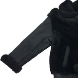 クリスチャン・ディオール Christian Dior ラムスキンシアリングムートンコート 448C12AL818 ブラック レザー レディース その他アウター