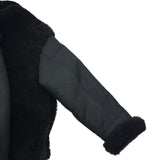 クリスチャン・ディオール Christian Dior ラムスキンシアリングムートンコート 448C12AL818 ブラック レザー レディース その他アウター