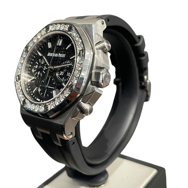 オーデマ・ピゲ AUDEMARS PIGUET ロイヤルオーク オフショア 26231ST.ZZ.D0002CA.01 ブラック SS/ラバーベルト 自動巻き ユニセックス 腕時計