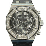 オーデマ・ピゲ AUDEMARS PIGUET ロイヤルオーク オフショア 26231ST.ZZ.D0002CA.01 ブラック SS/ラバーベルト 自動巻き ユニセックス 腕時計