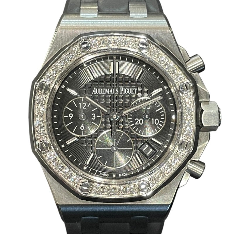 オーデマ・ピゲ AUDEMARS PIGUET ロイヤルオーク オフショア 26231ST.ZZ.D0002CA.01 ブラック SS/ラバーベルト 自動巻き ユニセックス 腕時計