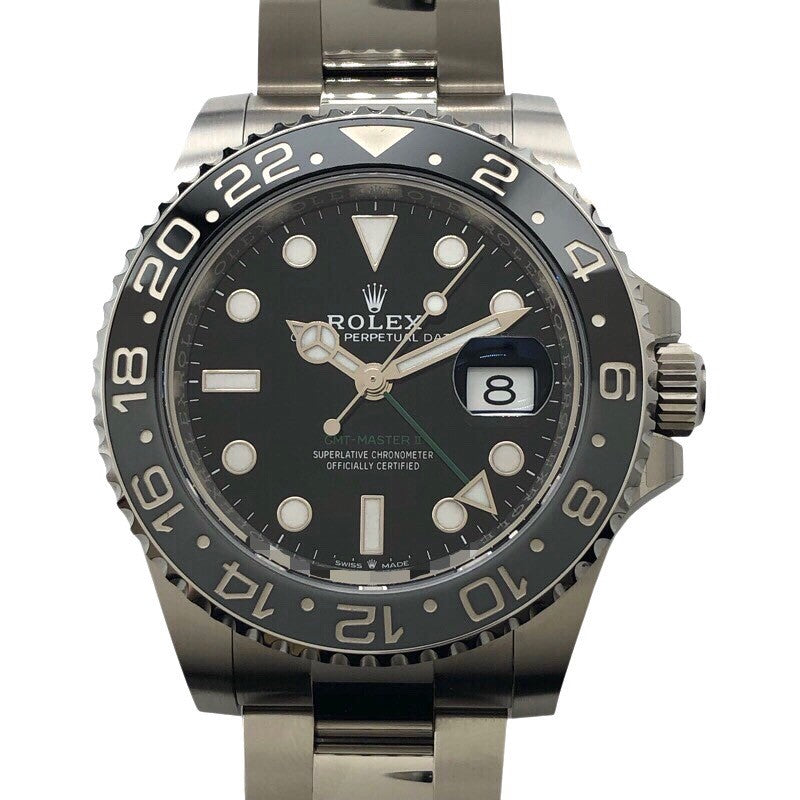 ロレックス ROLEX GMTマスター2 126710GRNR ブラック SS メンズ 腕時計