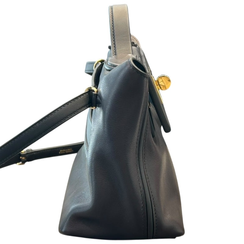 エルメス HERMES ヴァンキャトルミニ K刻 ブラック ゴールド金具 エバーカラー/スイフト レディース ショルダーバッグ