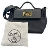 エルメス HERMES ヴァンキャトルミニ K刻 ブラック ゴールド金具 エバーカラー/スイフト レディース ショルダーバッグ