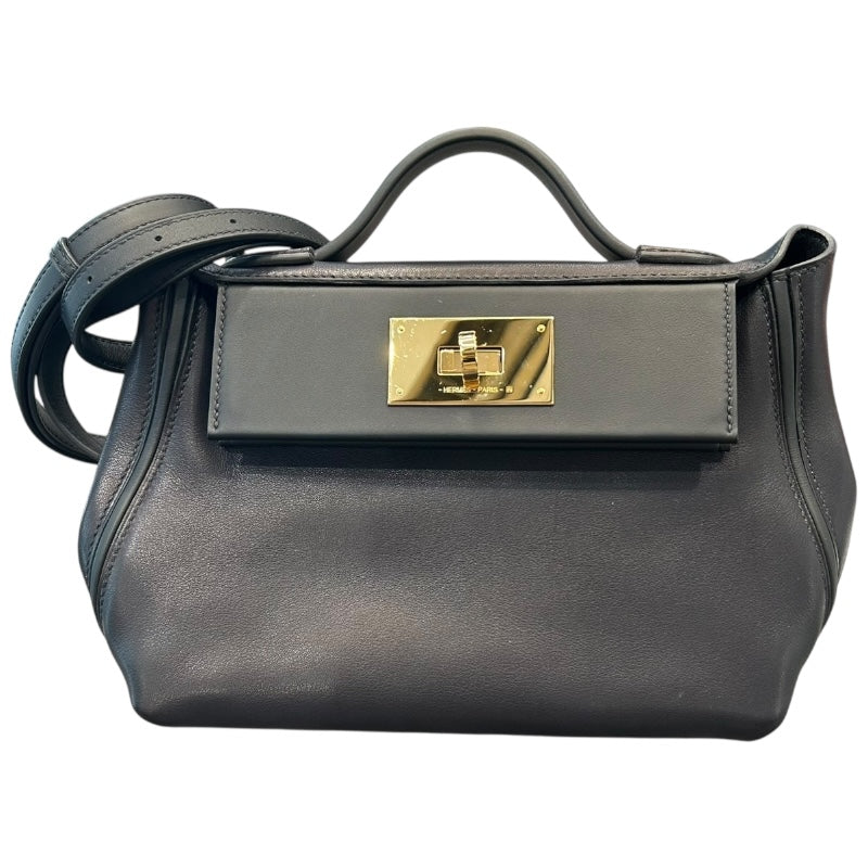 エルメス HERMES ヴァンキャトルミニ K刻 ブラック ゴールド金具 エバーカラー/スイフト レディース ショルダーバッグ