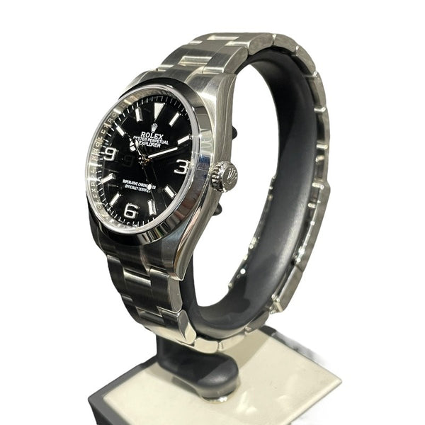 ロレックス ROLEX エクスプローラー36 124270 ブラック SS メンズ 腕時計