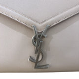 サンローラン SAINT LAURENT カサンドラ ミニ トップハンドル 602716 ピンクベージュ SV金具 カーフレザー レディース ショルダーバッグ