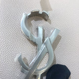 サンローラン SAINT LAURENT カサンドラ ミニ トップハンドル 602716 ピンクベージュ SV金具 カーフレザー レディース ショルダーバッグ